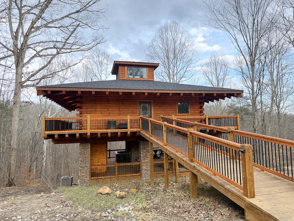 Cloud 9 Treehouse entrance