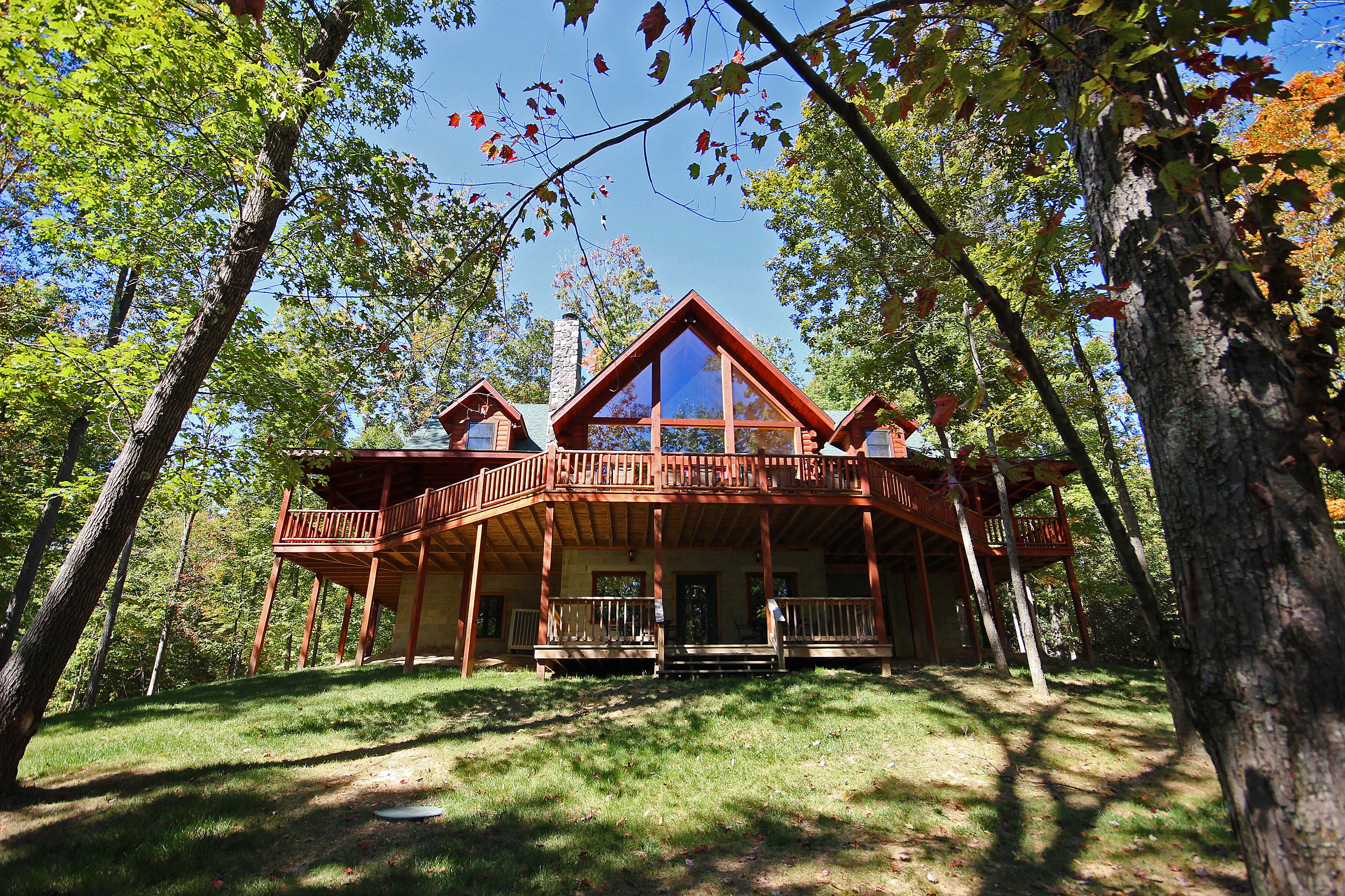 Hidden Valley Lodge in a wooded setting