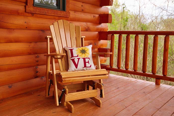 rocking chair on porch