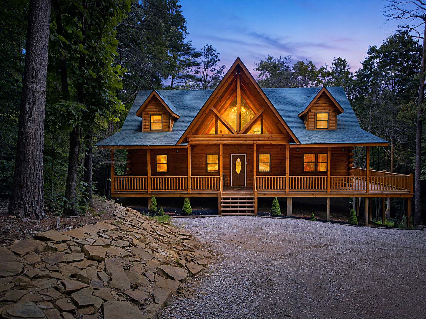 Grand Valley Lodge among the trees