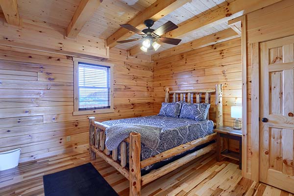 Create cherished memories in the cabin bedroom