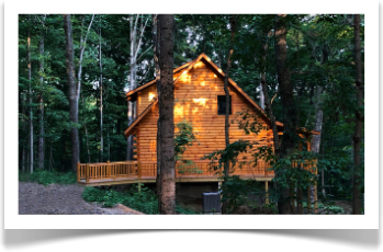 side view of cabin